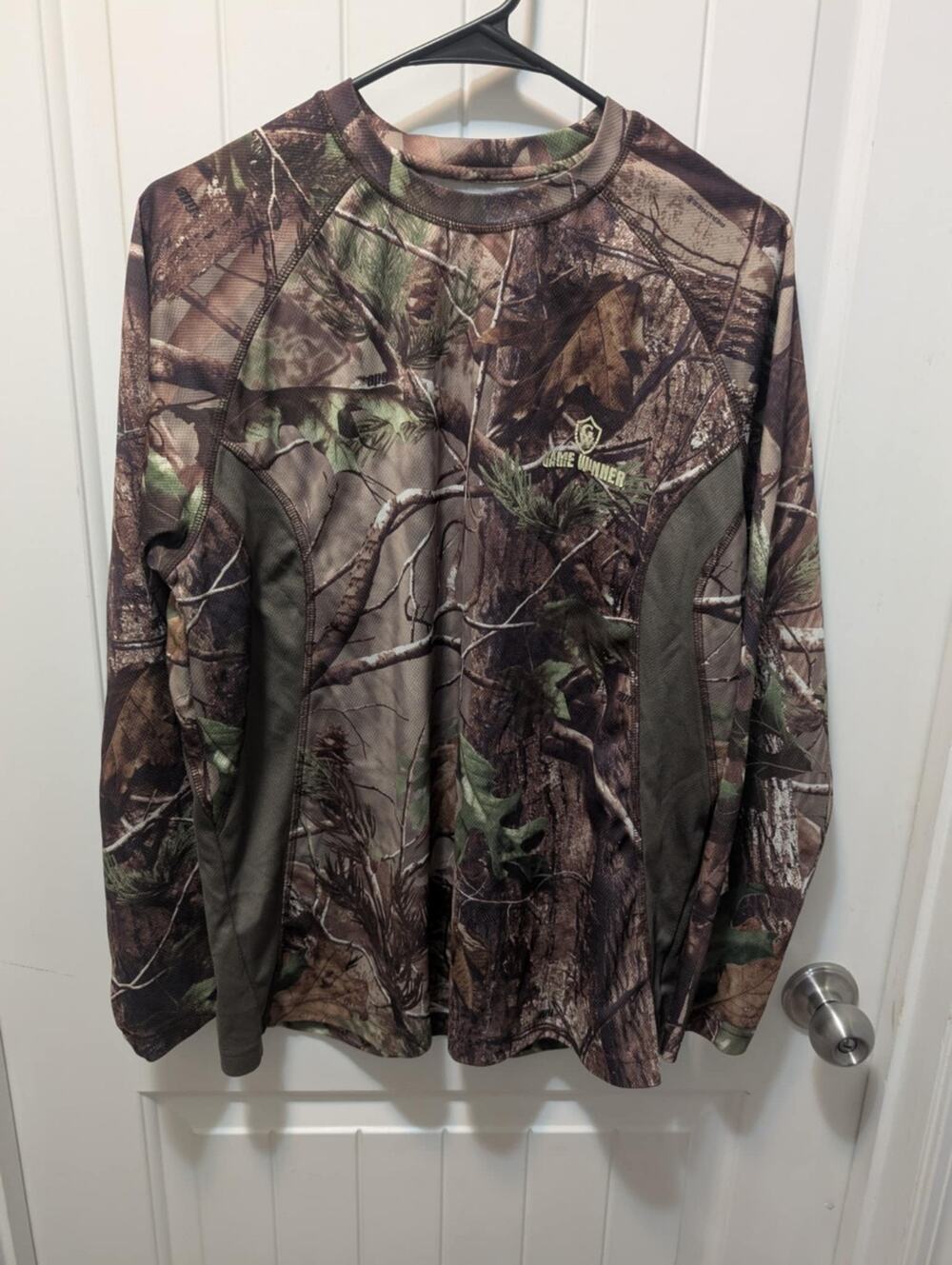 GAME WINNER Men's Realtree Camo Long Sleeve T-Shirt Size M